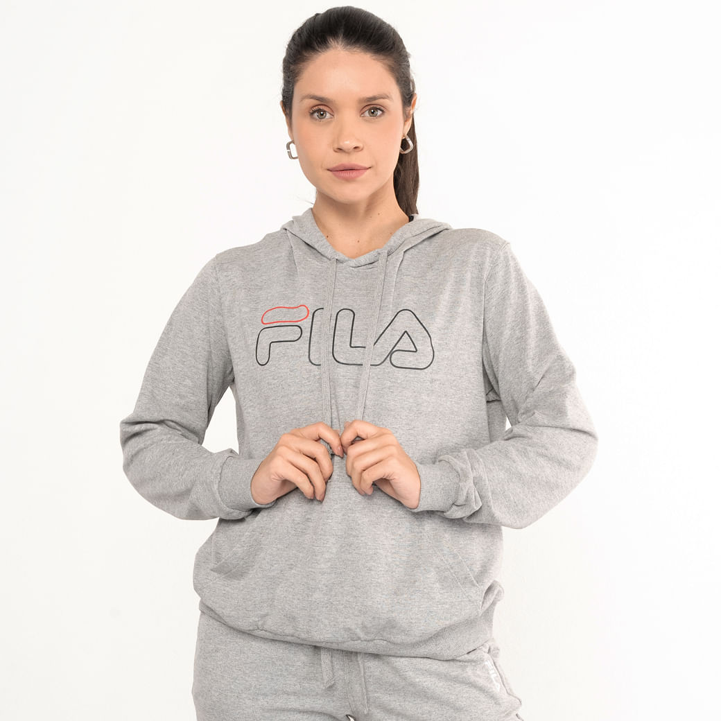Fila Casaco F12L00882-1438 Mescla Medio Poliester -3-